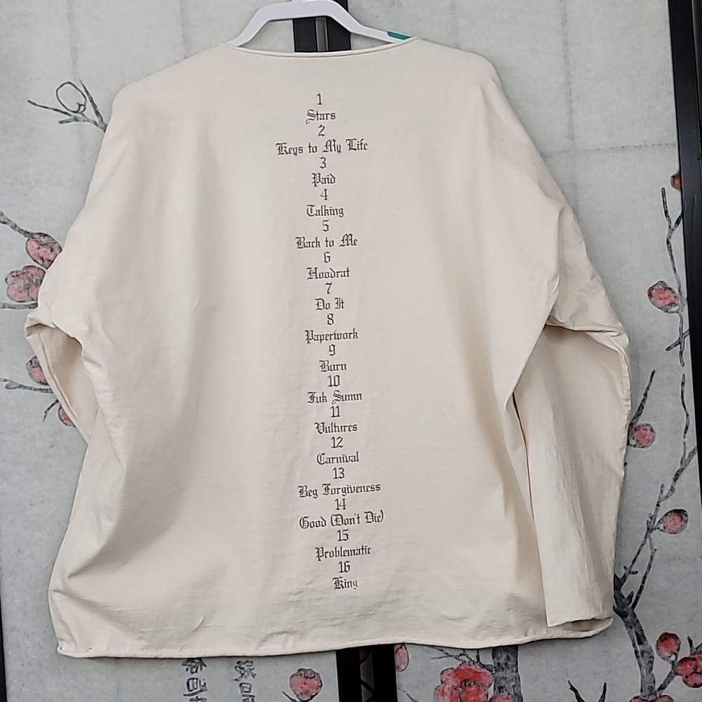 Yeezy Vultures Long Sleeve T-shirt Size 2 - Picture 4 of 6